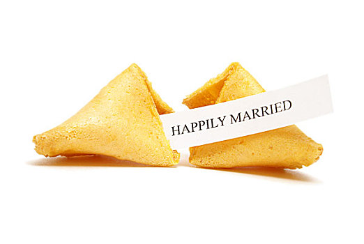 幸运签饼,婚姻