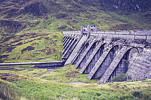 水电,坝,苏格兰