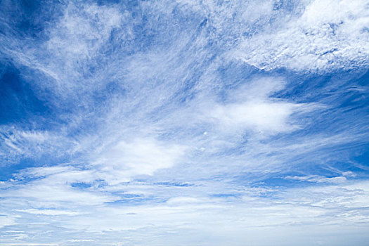 鲜明,蓝天,不同,云,自然背景,照片