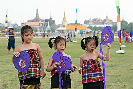 亚洲,泰国,曼谷,放风筝