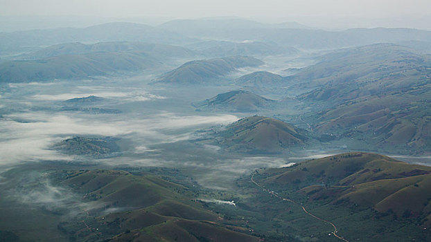 山,中非,乌干达,非洲