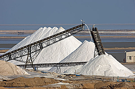 盐厂,靠近,湾,纳米比亚