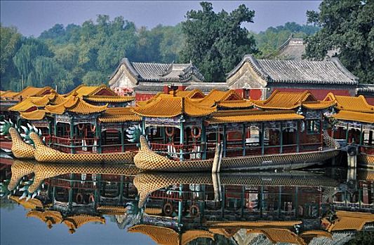中国,北京,颐和园,湖