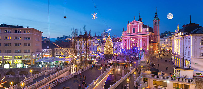 卢布尔雅那,圣诞时节,斯洛文尼亚