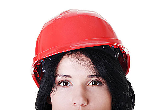 头像,自信,女工,头盔