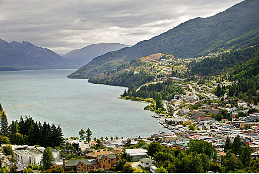 皇后镇,瓦卡蒂普湖,南岛,新西兰