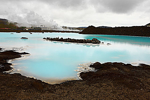 蓝色泻湖,南,冰岛