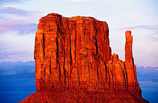 岩石构造,风景,西部,手套山,纪念碑谷,亚利桑那,美国