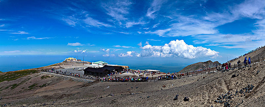 长白山地质森林自然景观