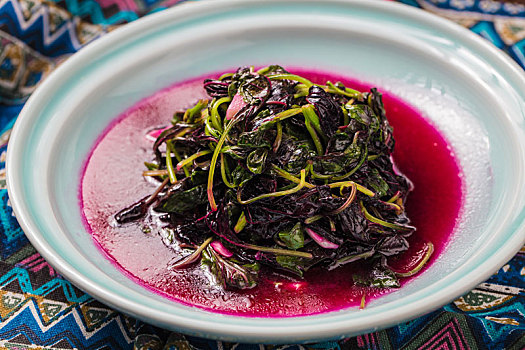中華創意料理蒜泥莧菜