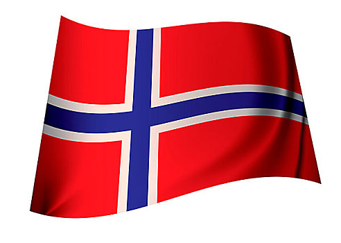 旗帜,挪威,完美,象征,红色,白色,蓝色,飞,风