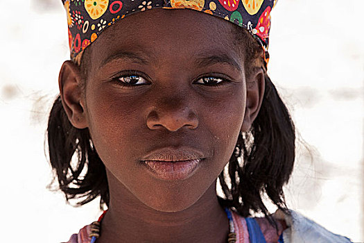 女孩,纳米比亚,非洲
