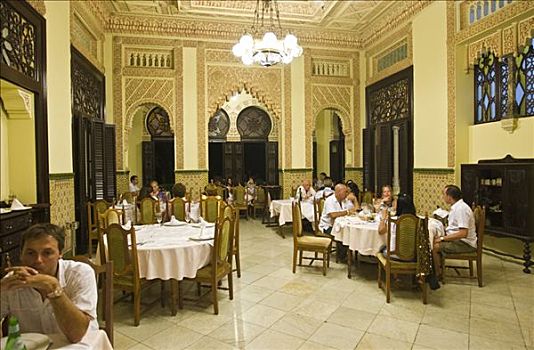 餐馆,西恩富戈斯,古巴,加勒比海,北美