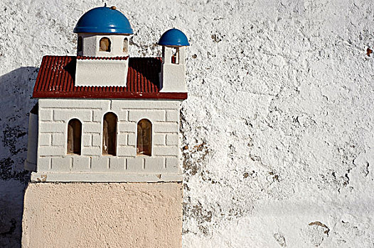 微型,小教堂,卡帕索斯,爱琴海岛屿,爱琴海,希腊,欧洲