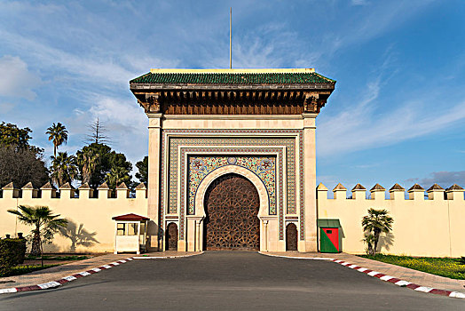 大门,皇宫,摩洛哥,非洲