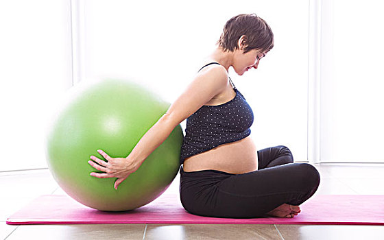孕妇,健身