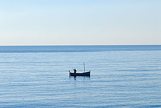 渔船,海上