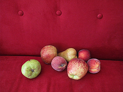 水果,红色,沙发