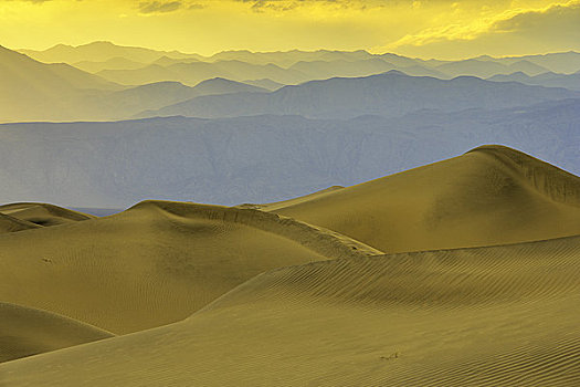 沙丘,沙漠,死亡谷国家公园,加利福尼亚,美国