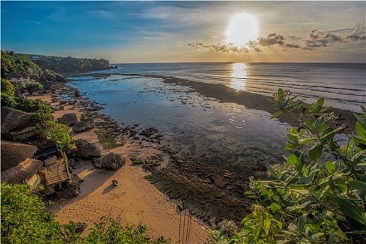 巴厘岛,日落