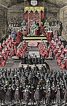 伊丽莎白女王一世,议会,16世纪,艺术家,未知