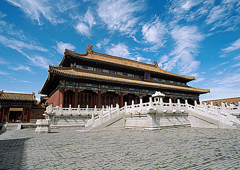 中国,北京,故宫,宫殿,仰视