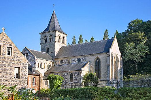 法国,诺曼底,教堂