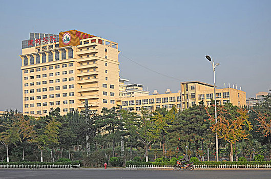 秦皇岛,建筑,马路,学校,建材学院