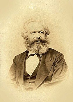 头像,卡尔马克思,1867年