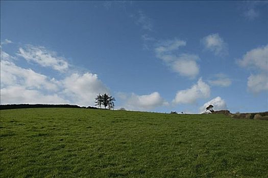 蓝天,地点,英格兰