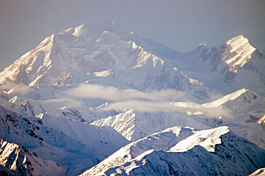 山峦,麦金利山,阿拉斯加,美国