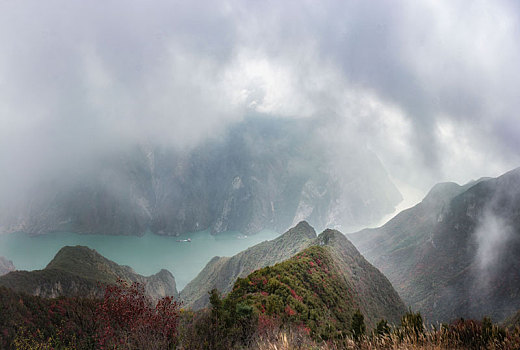 三峡巫峡风景区风光