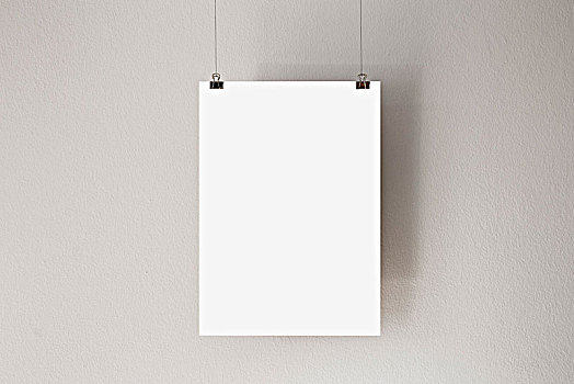 留白,纸,悬挂,天花板