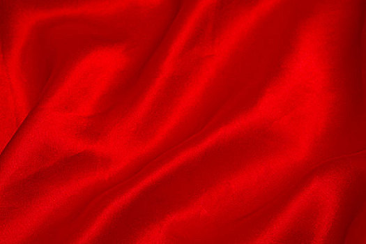 红色,丝绸,波纹
