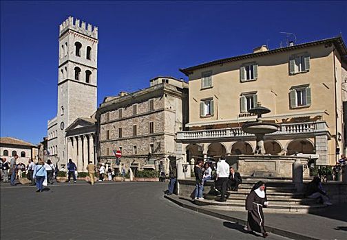 教堂,圣马利亚,阿西尼城,翁布里亚,意大利
