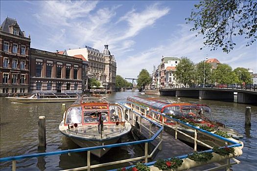 旅游,船,阿姆斯特河,阿姆斯特丹,荷兰,欧洲