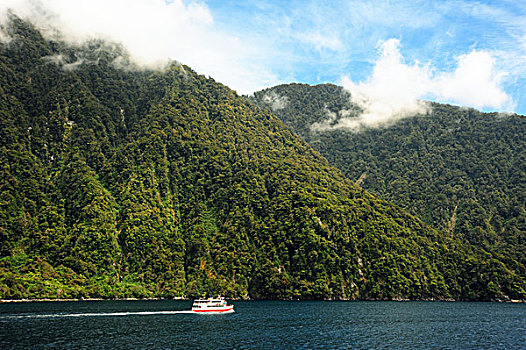 新西兰米佛峡湾风光