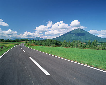 山,道路