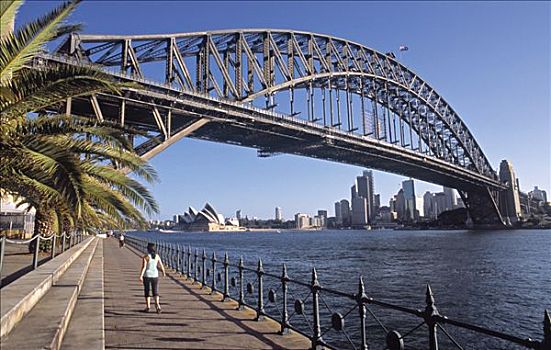 悉尼歌剧院,海港大桥,悉尼,新南威尔士,澳大利亚