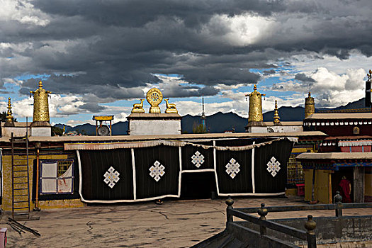 西藏拉萨小昭寺建筑