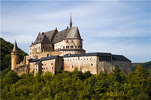 中世纪,城堡,卢森堡