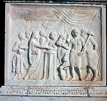 圣坛,专注,罗马人,一世纪,艺术家,未知