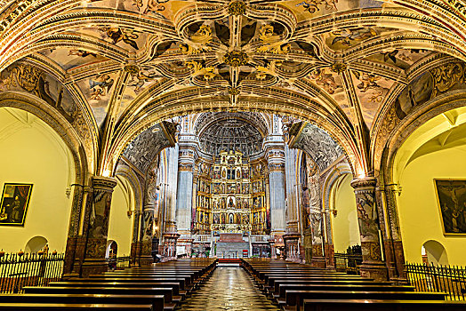 教堂中殿,文艺复兴,主祭台,格拉纳达,安达卢西亚,西班牙,欧洲