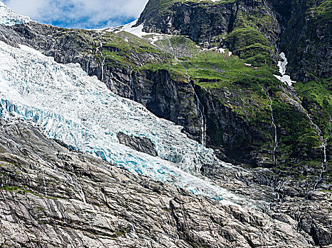 冰河,北方,松恩峡湾,区域,挪威