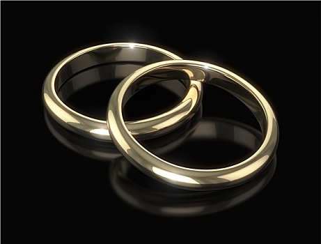 婚礼,黄金,戒指,隔绝,裁剪,小路