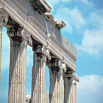 爱奥尼克柱式,首府,伊瑞克提翁神庙,公元前5世纪,艺术家,未知