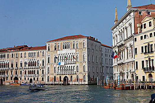 邸宅,地区,大运河,威尼斯,世界遗产,威尼西亚,意大利,欧洲