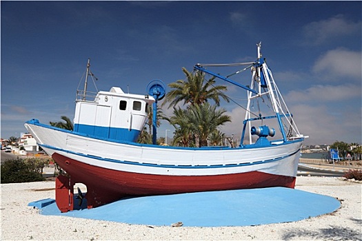 渔船,波多黎各,区域,穆尔西亚,西班牙