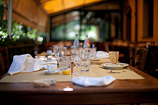 餐馆,桌子,午餐,山谷,意大利