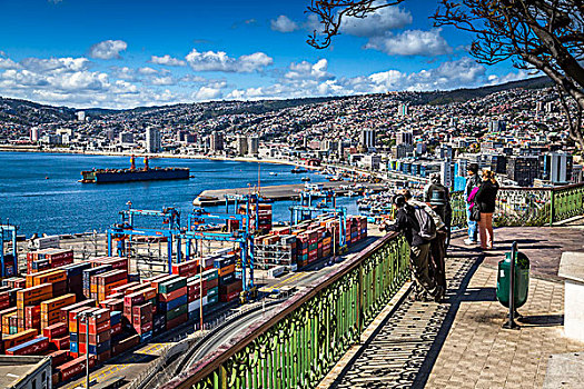 集装箱码头,瓦尔帕莱索,智利